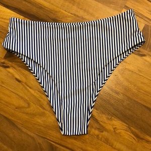 High waisted swim bottoms